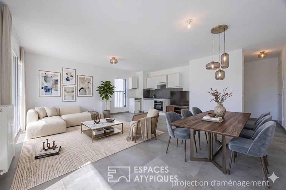 Appartement famillial avec terrasse et garage