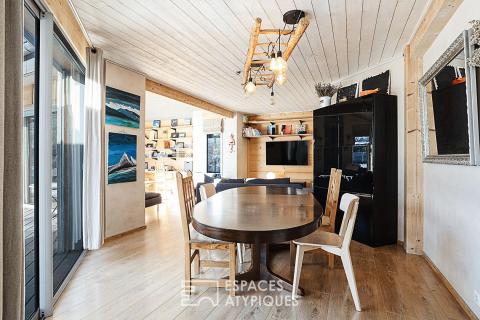 Maison d&rsquo;architecte tel un refuge familial contemporain