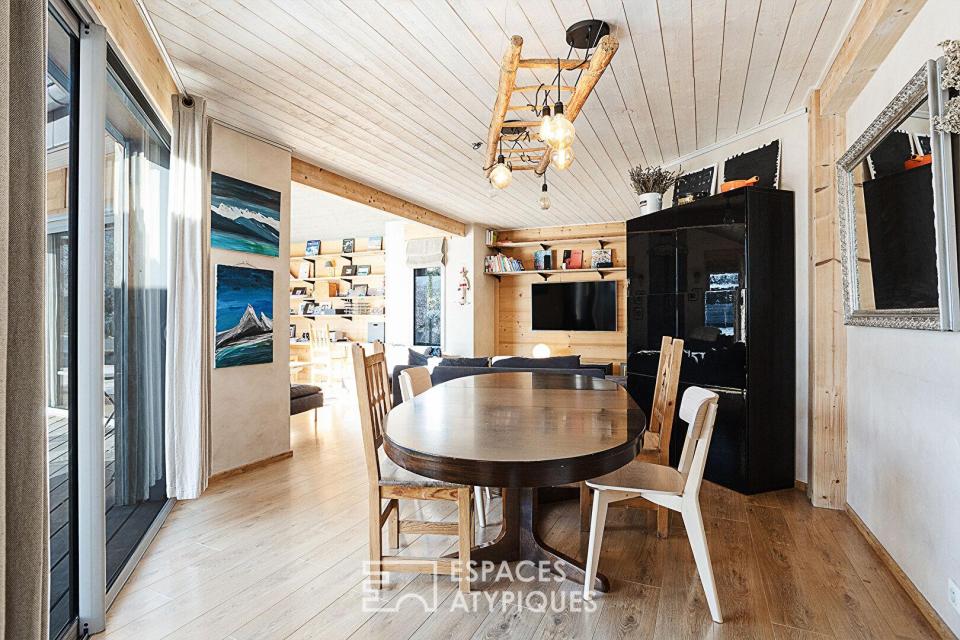 Maison d'architecte tel un refuge familial contemporain