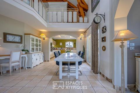 Elégante maison de caractère avec vue imprenable