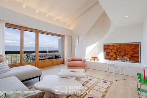 Architect-renovated duplex with breathtaking views