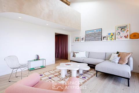 Architect-renovated duplex with breathtaking views
