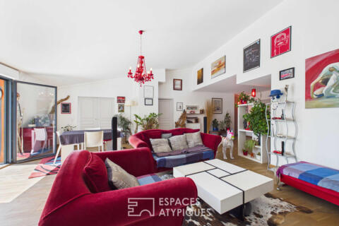 Attique d&rsquo;exception avec terrasse panoramique et garage double