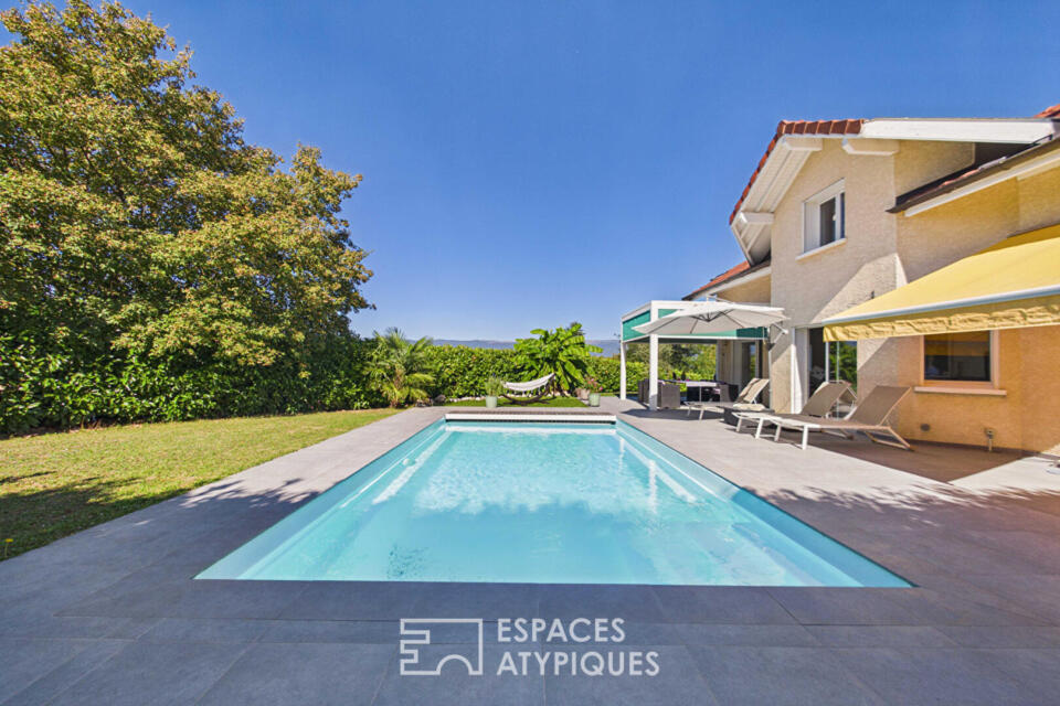 Maison individuelle avec piscine