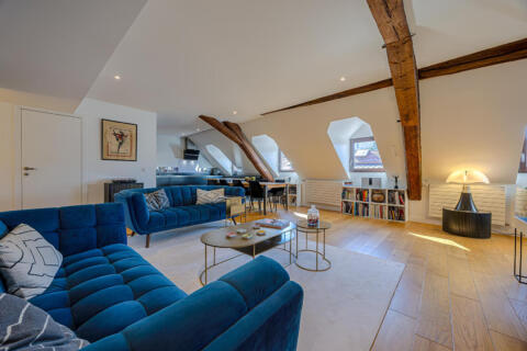 Triplex sous les toits en hypercentre