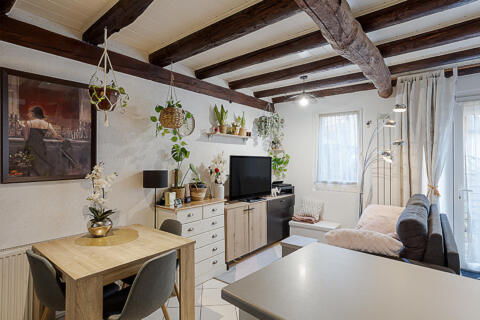 Duplex indépendant avec terrasse dans un château médiéval