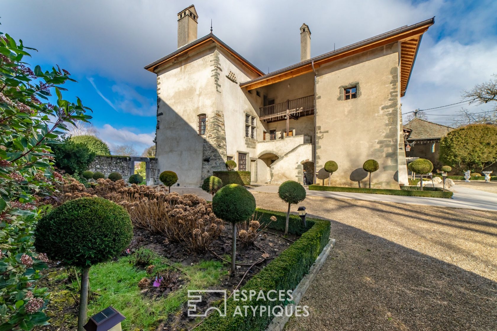 Renovated castle