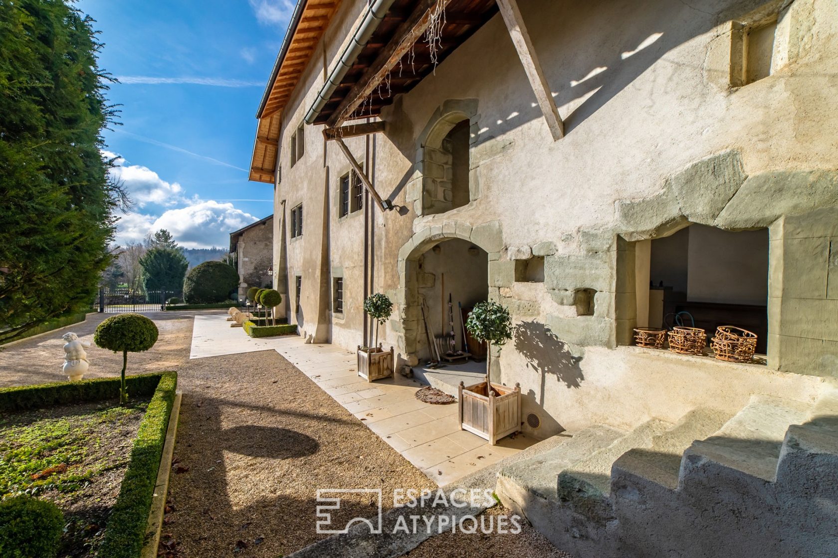 Renovated castle