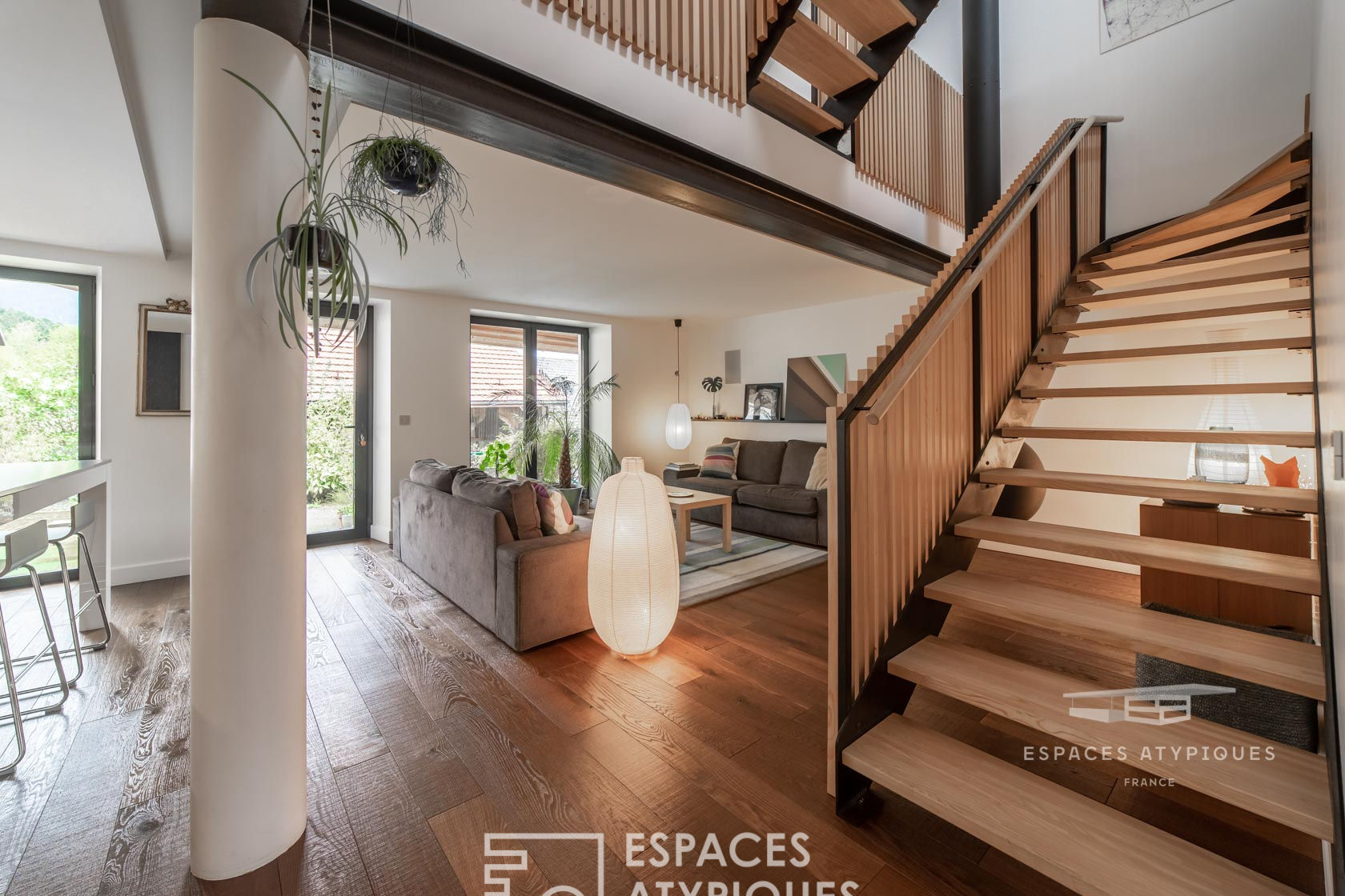 Rénovation contemporaine dans une ferme de caractère