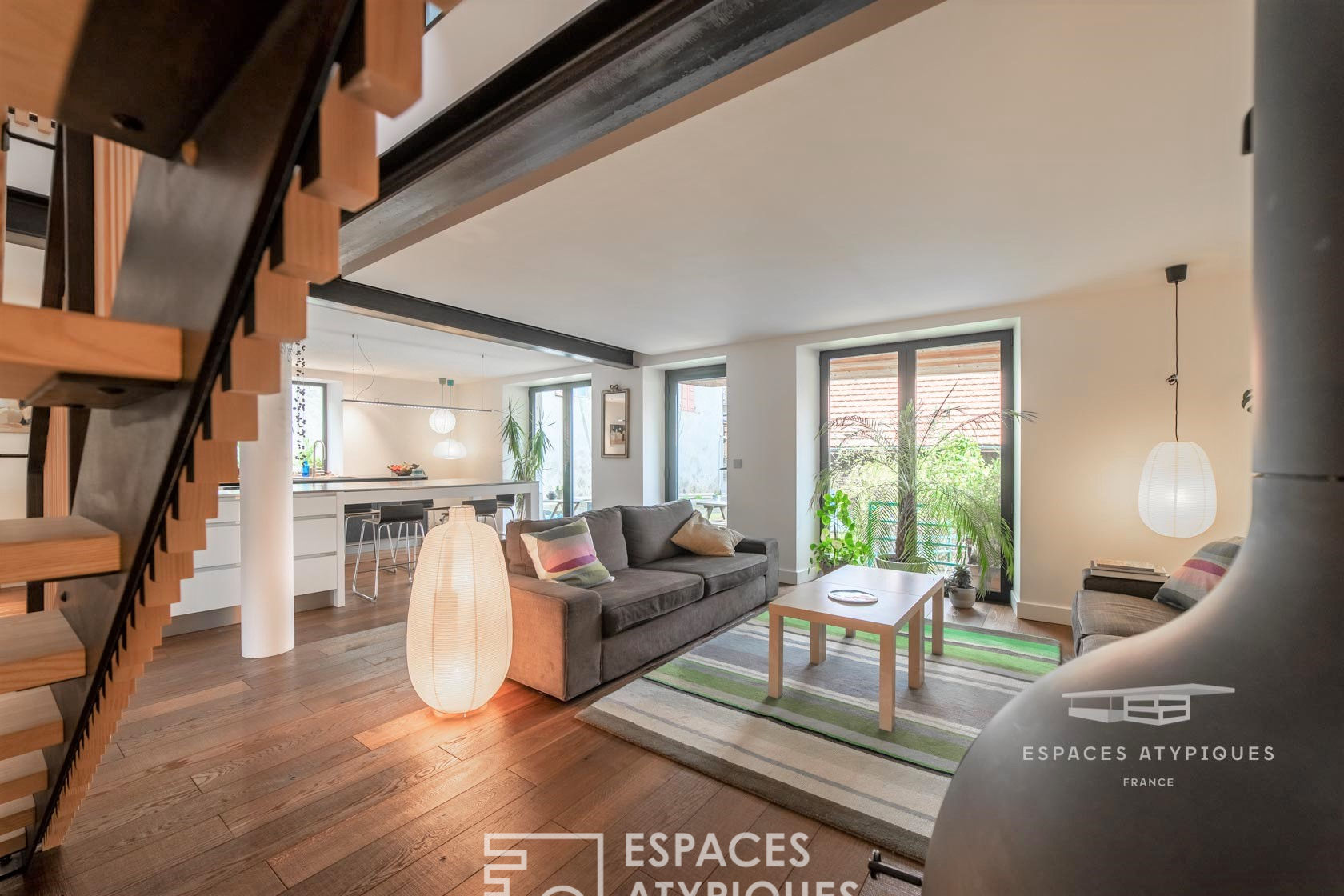 Rénovation contemporaine dans une ferme de caractère