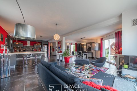 Villa familiale et contemporaine