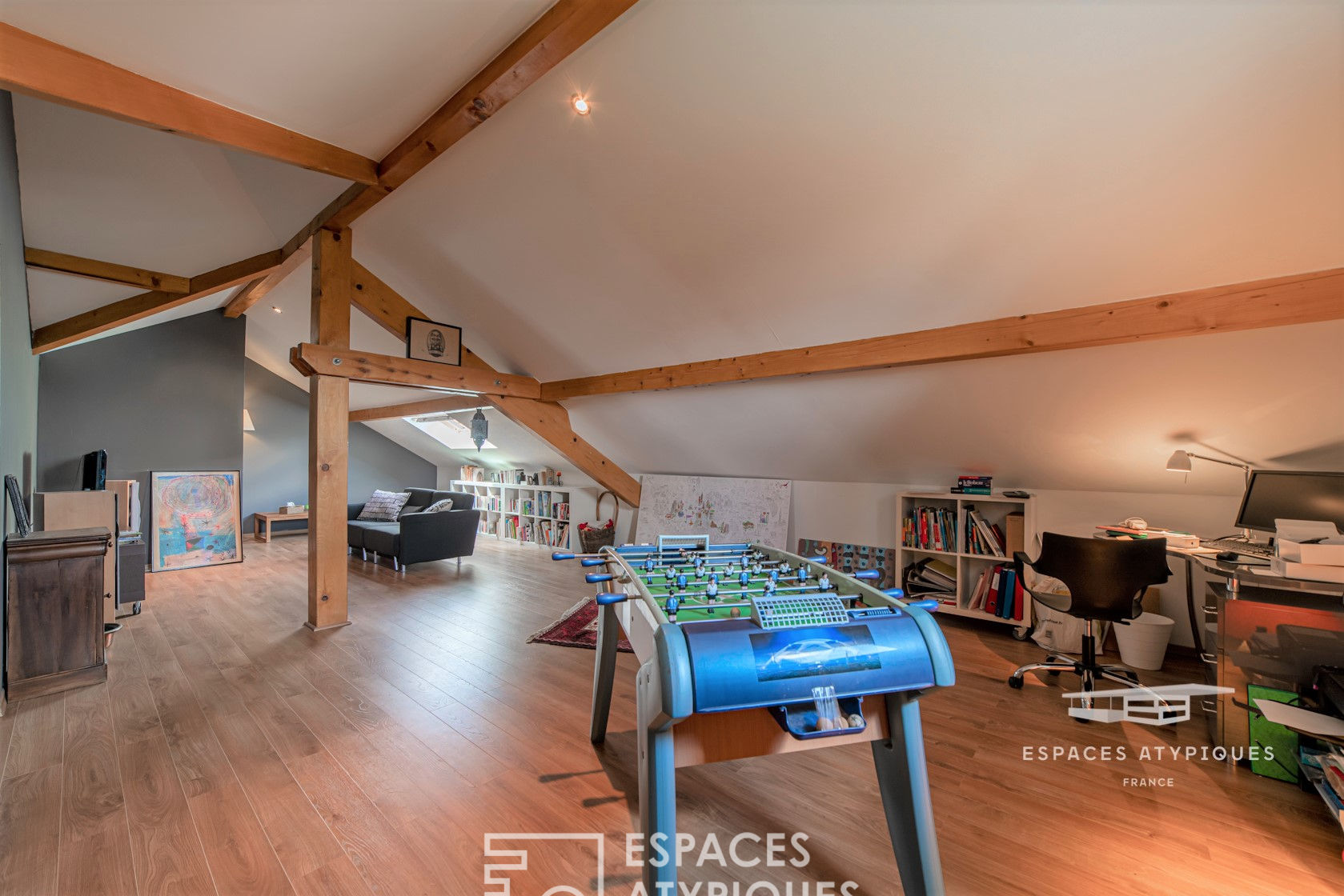 Villa familiale et contemporaine