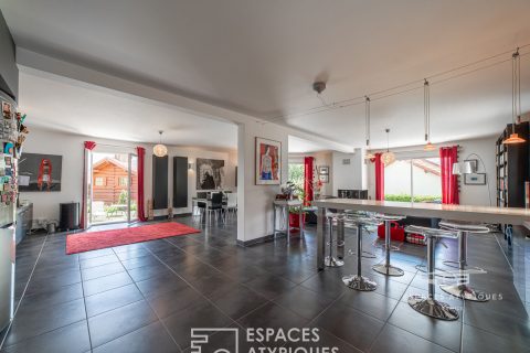 Villa familiale et contemporaine