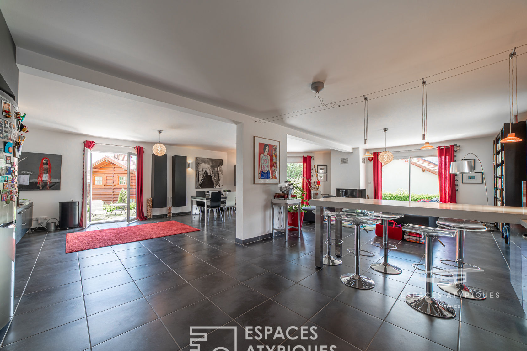 Villa familiale et contemporaine