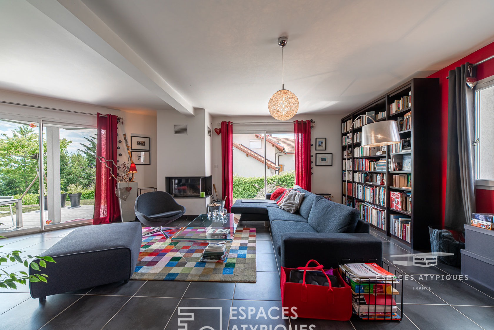Villa familiale et contemporaine