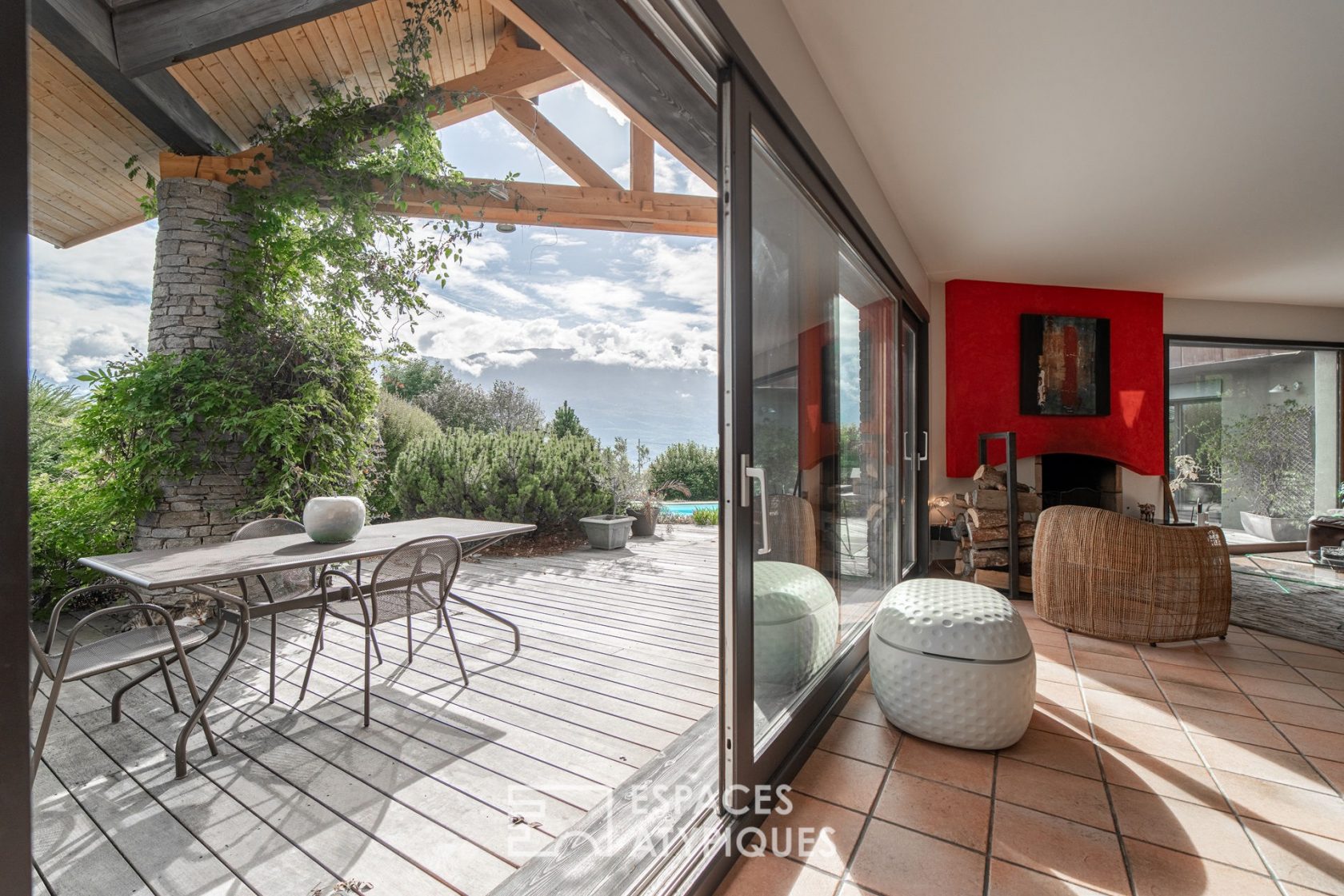 Maison d’architecte avec vue