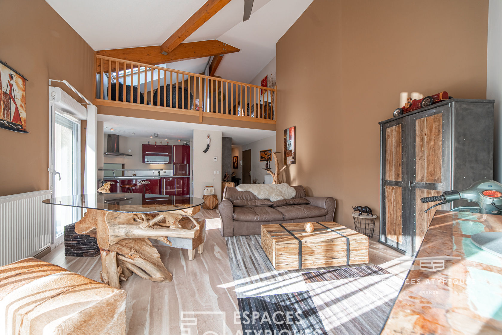 Duplex contemporain avec terrasse