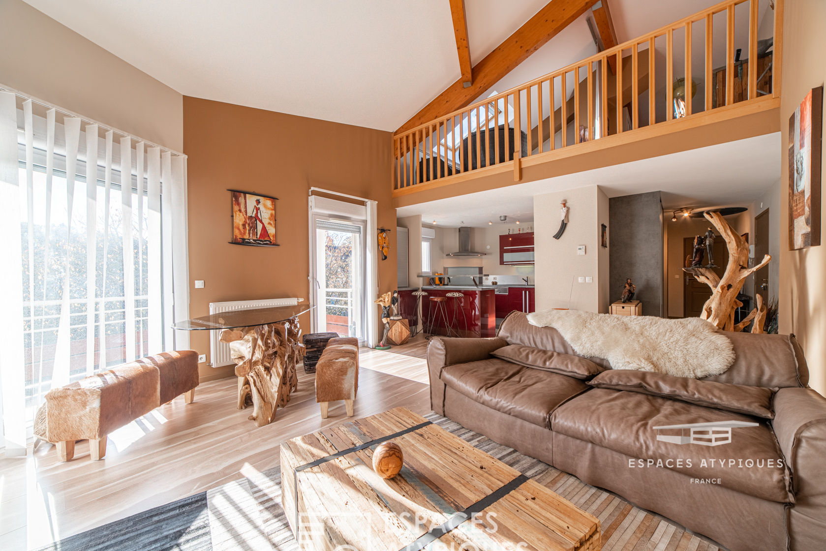 Duplex contemporain avec terrasse