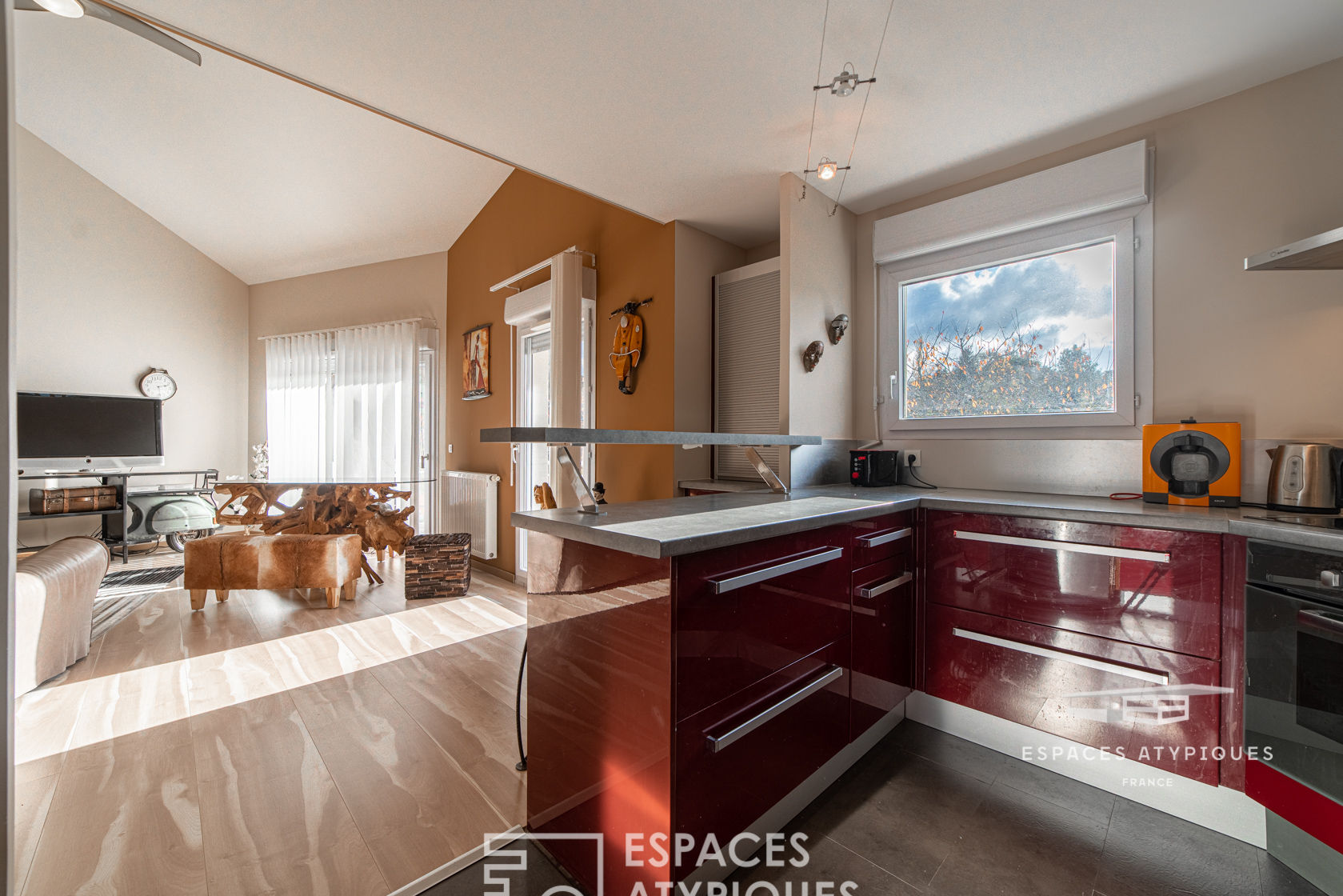 Duplex contemporain avec terrasse