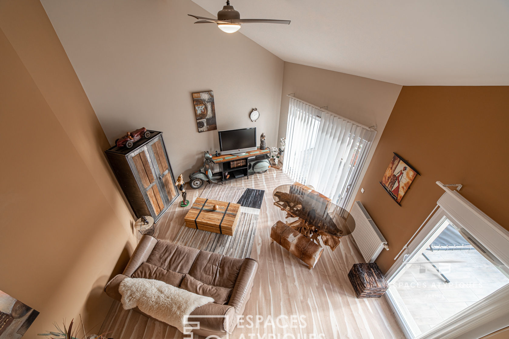 Duplex contemporain avec terrasse