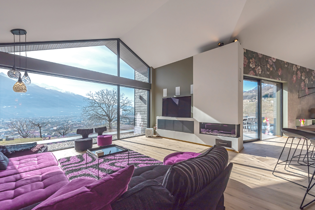 Maison contemporaine avec vue imprenable