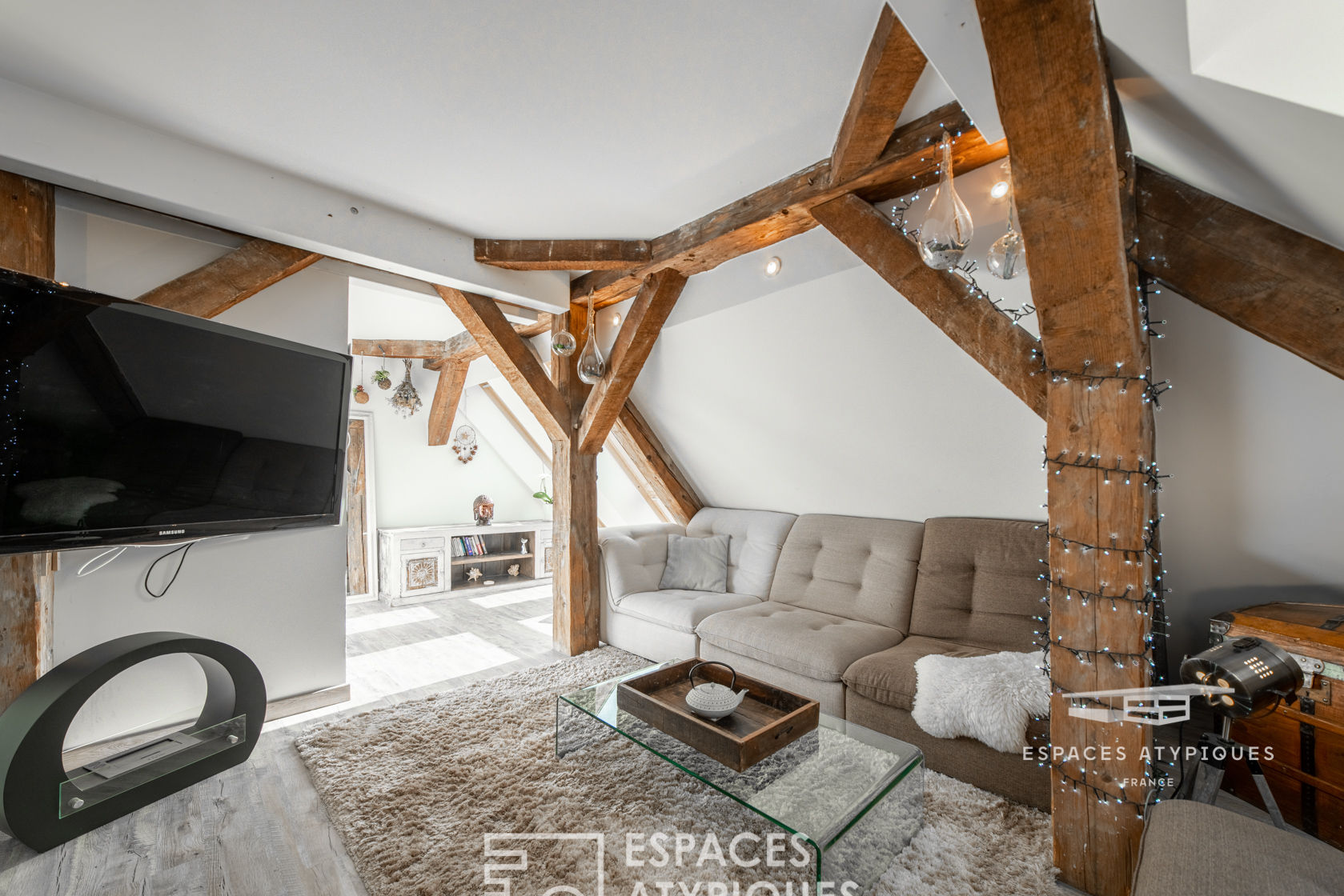 Duplex atypique dans une résidence historique