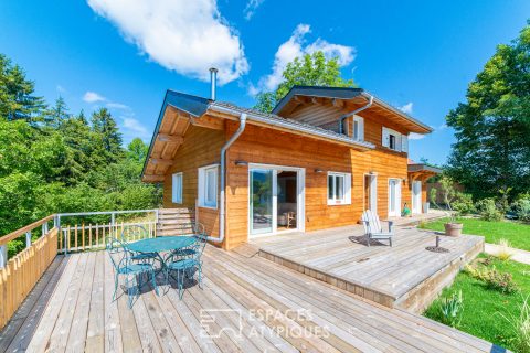 Maison ossature bois avec vue