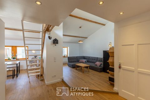 Appartement contemporain en dernier étage