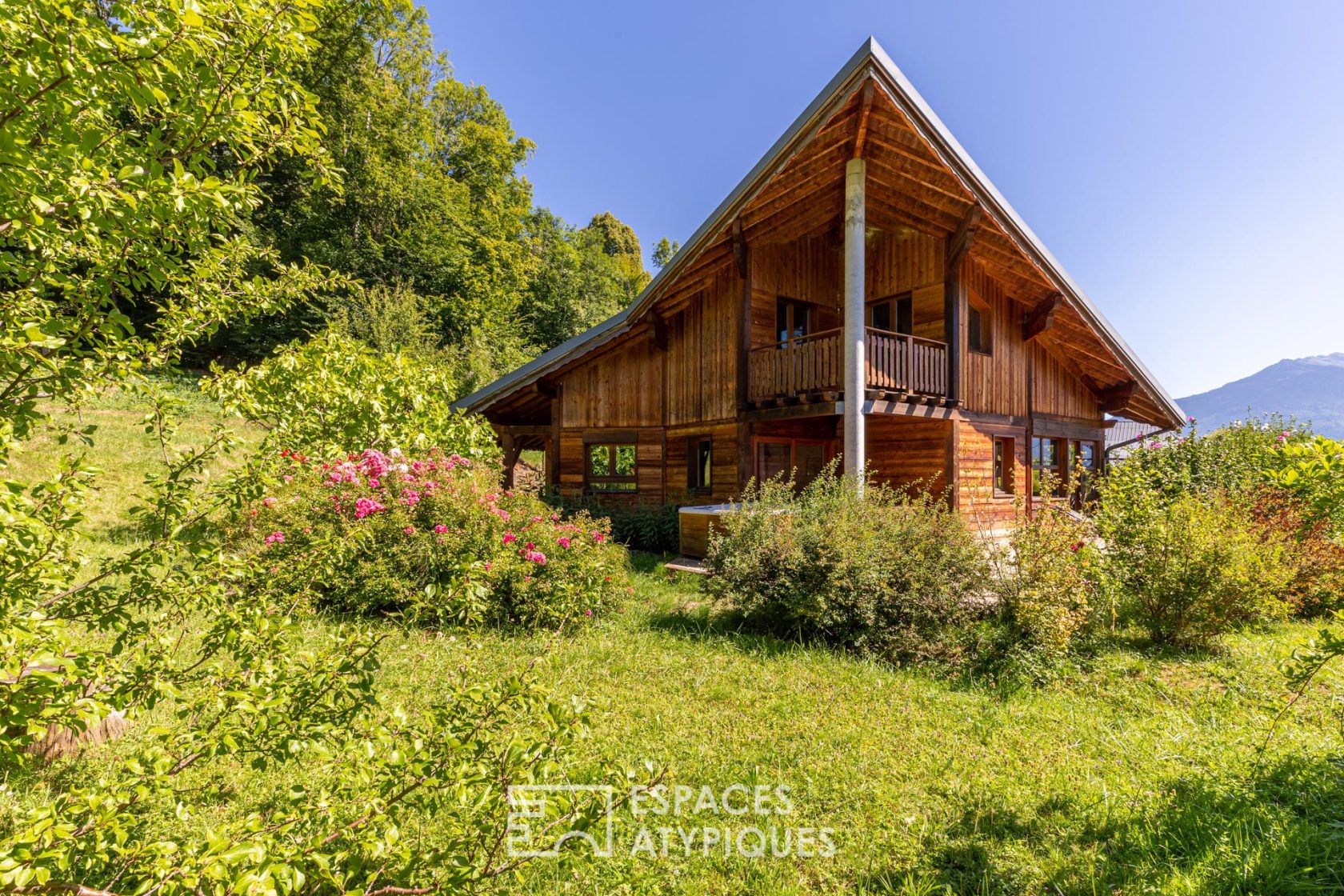 Maison en bois à vendre - Chalet et ossature en bois - Espaces