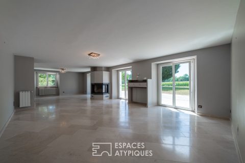 Ferme contemporaine aux portes de Genève et des bords du lac