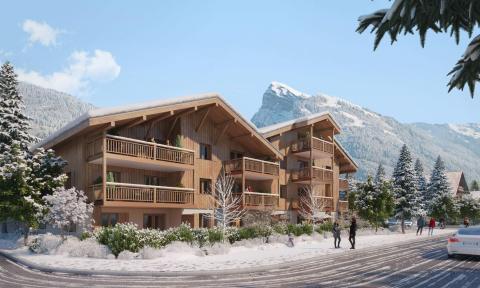 Appartements contemporains dans une résidence avec jardins et terrasses
