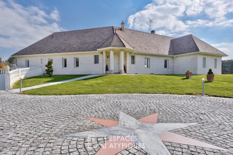 Maison d’architecte avec piscine