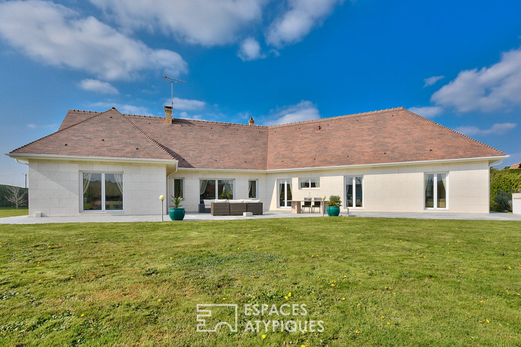 Maison d’architecte avec piscine