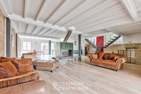 Loft triplex en centre-ville avec terrasse