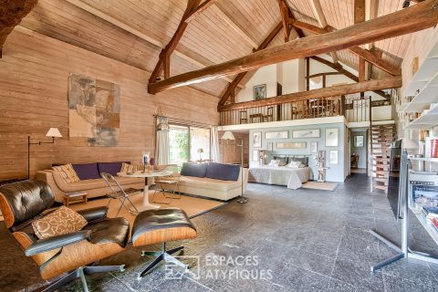 Vaste propriété avec maison d’architecte scandinave