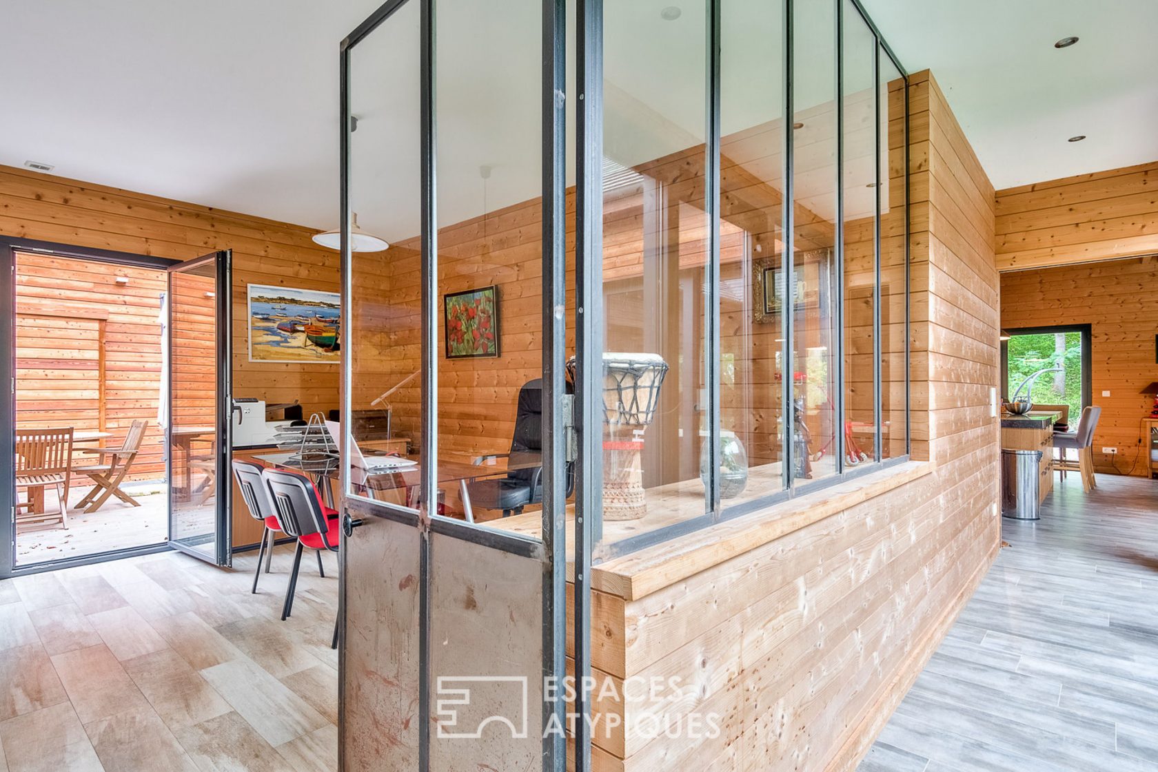 Maison d’architecte ossature bois avec vue exceptionnelle sur la Seine