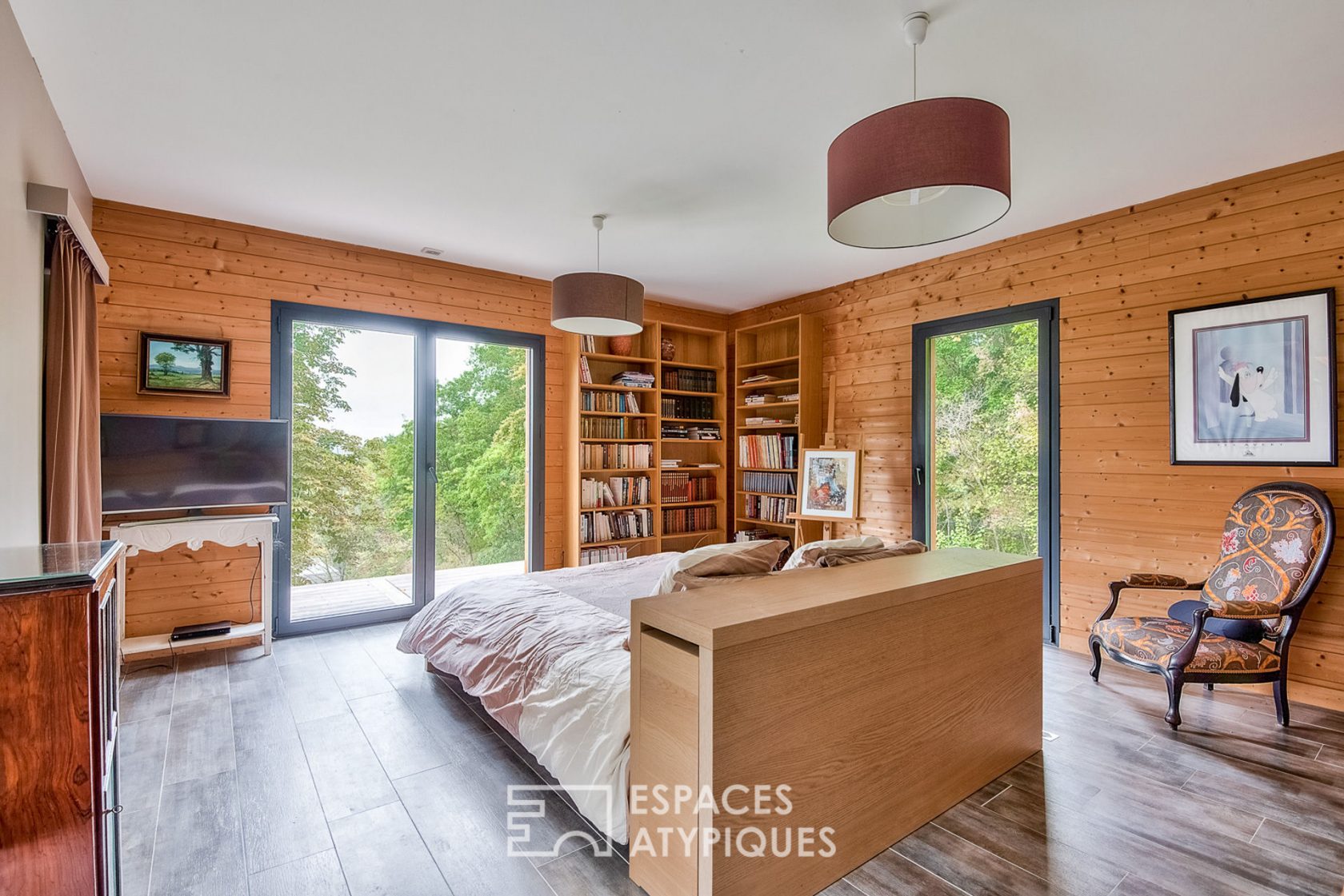 Maison d’architecte ossature bois avec vue exceptionnelle sur la Seine