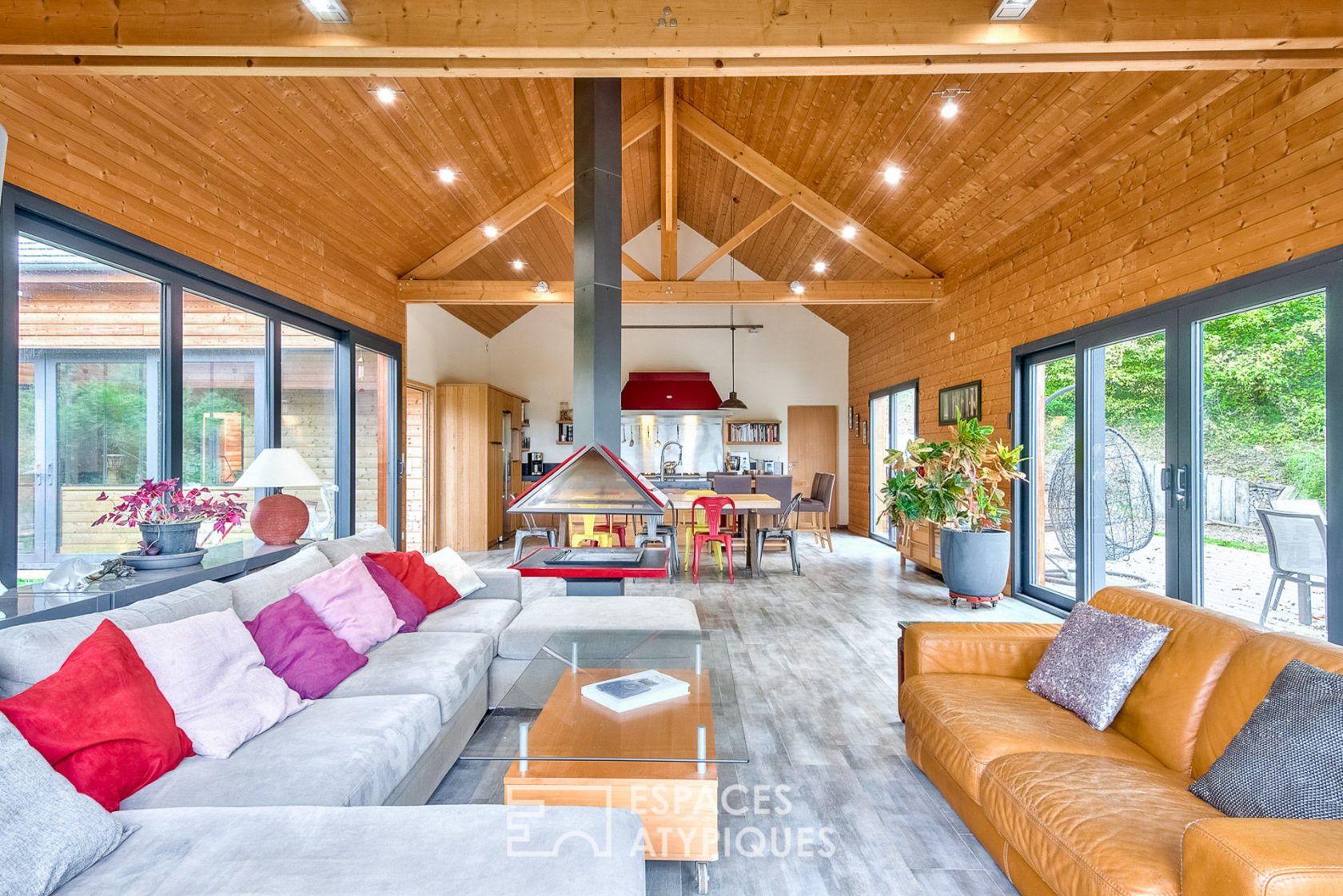 Maison d’architecte ossature bois avec vue exceptionnelle sur la Seine