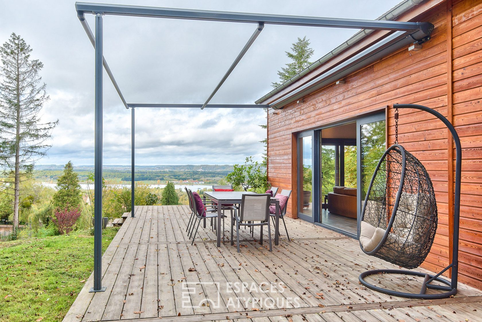 Maison d’architecte ossature bois avec vue exceptionnelle sur la Seine