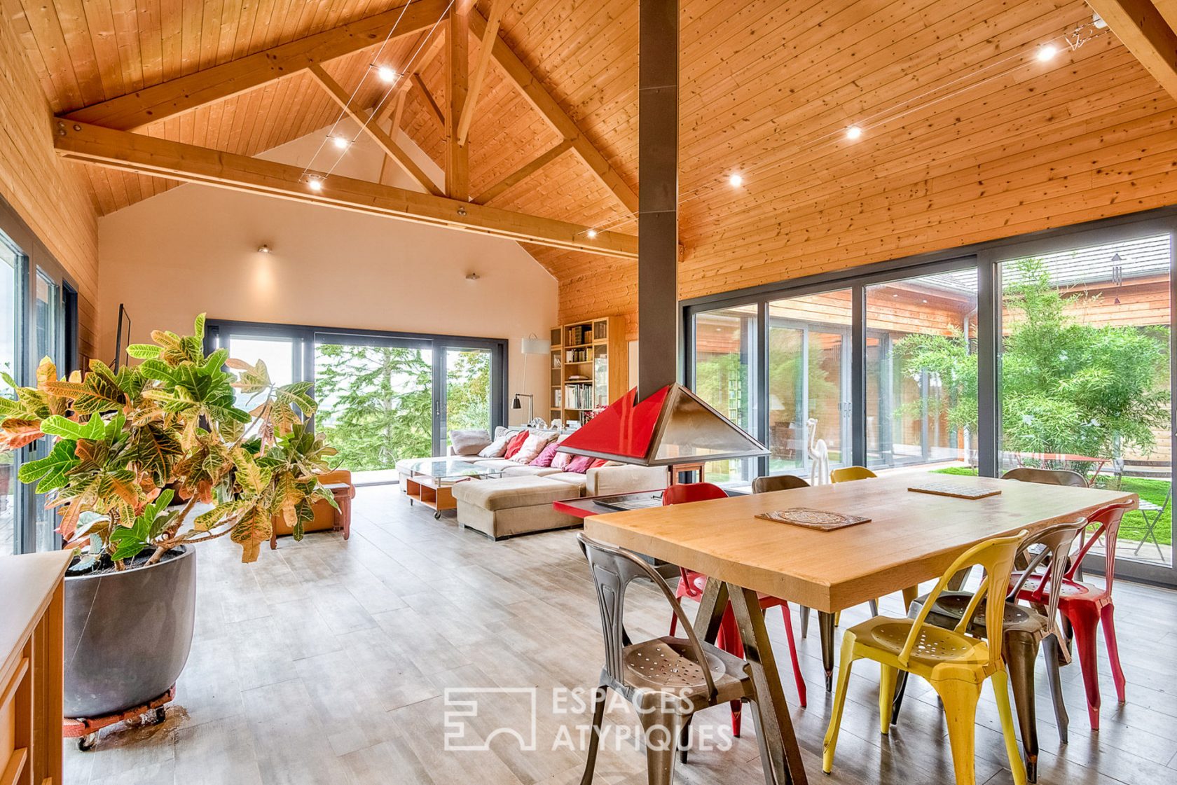 Maison d’architecte ossature bois avec vue exceptionnelle sur la Seine