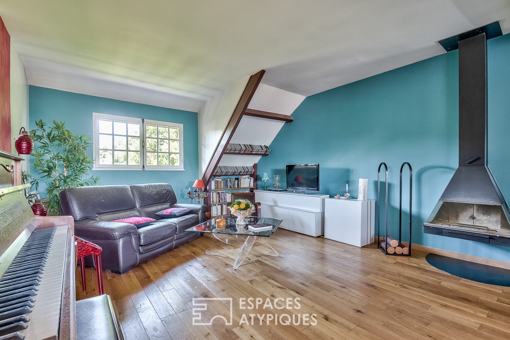 Duplex coloré avec vue