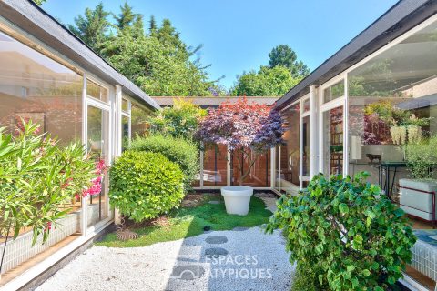 Loft moderniste lumineux avec patios intérieurs