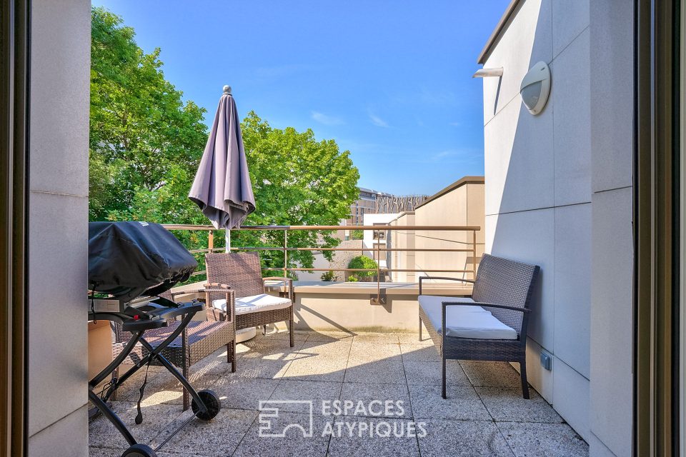 92370 CHAVILLE - Duplex récent et lumineux avec terrasse près des commerces  et transports - Réf. 0237EY