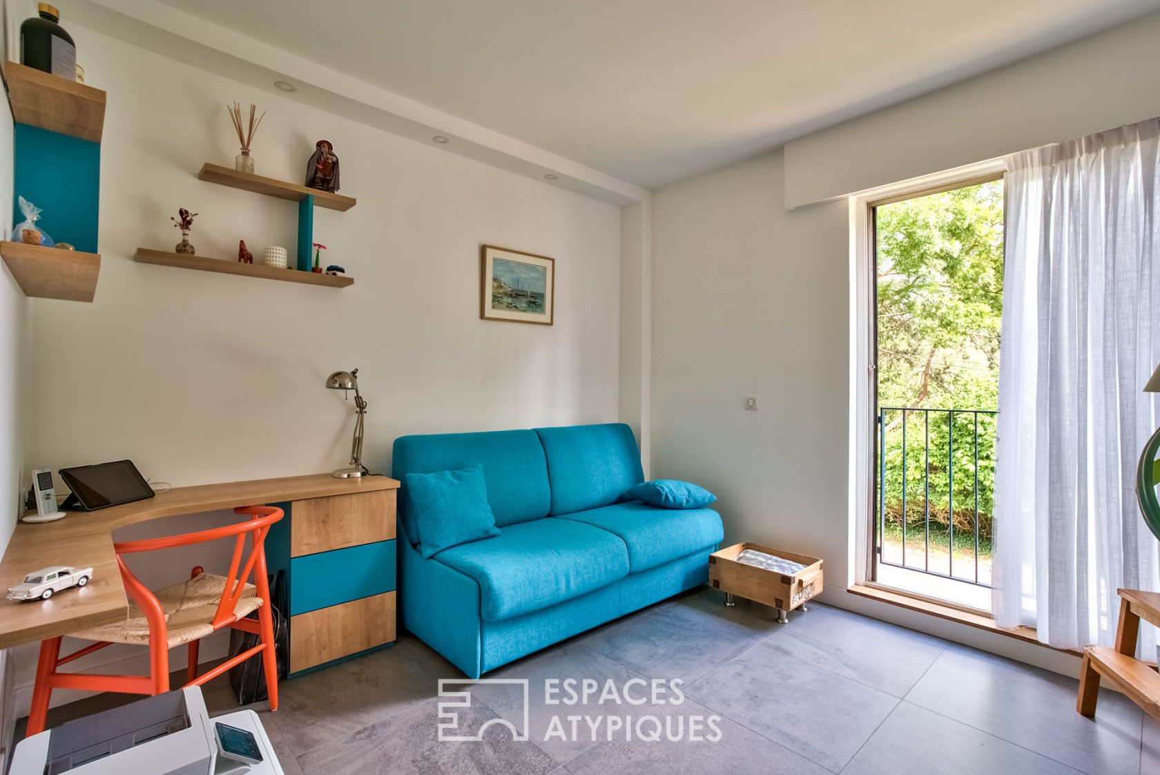 Appartement contemporain avec balcon sur espaces verts