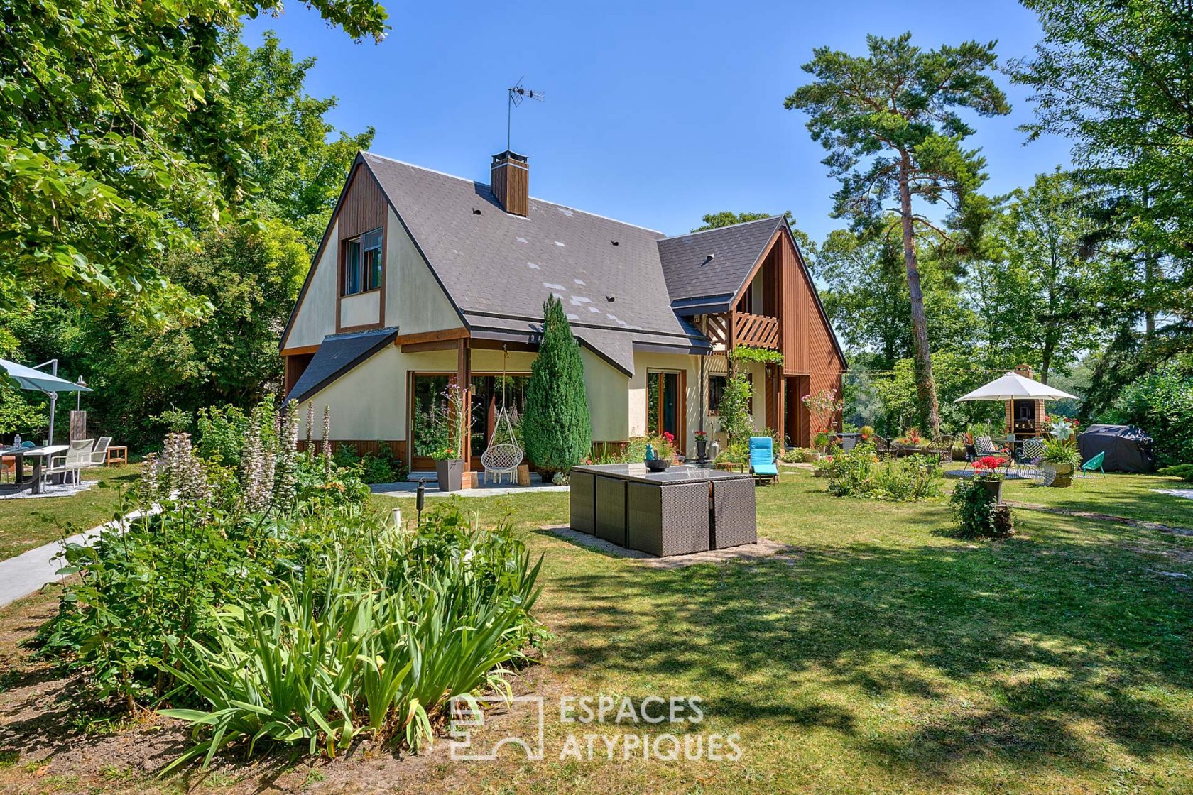 Maison d’architecte ossature bois sur une Île