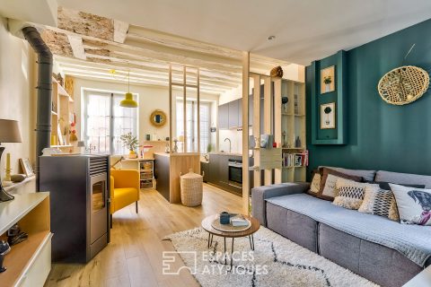 Appartement contemporain avec jardin