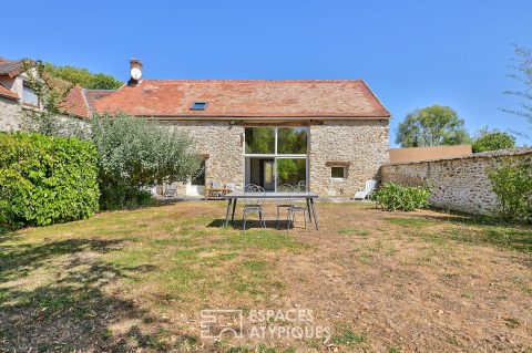 Ancienne grange transformée en habitation