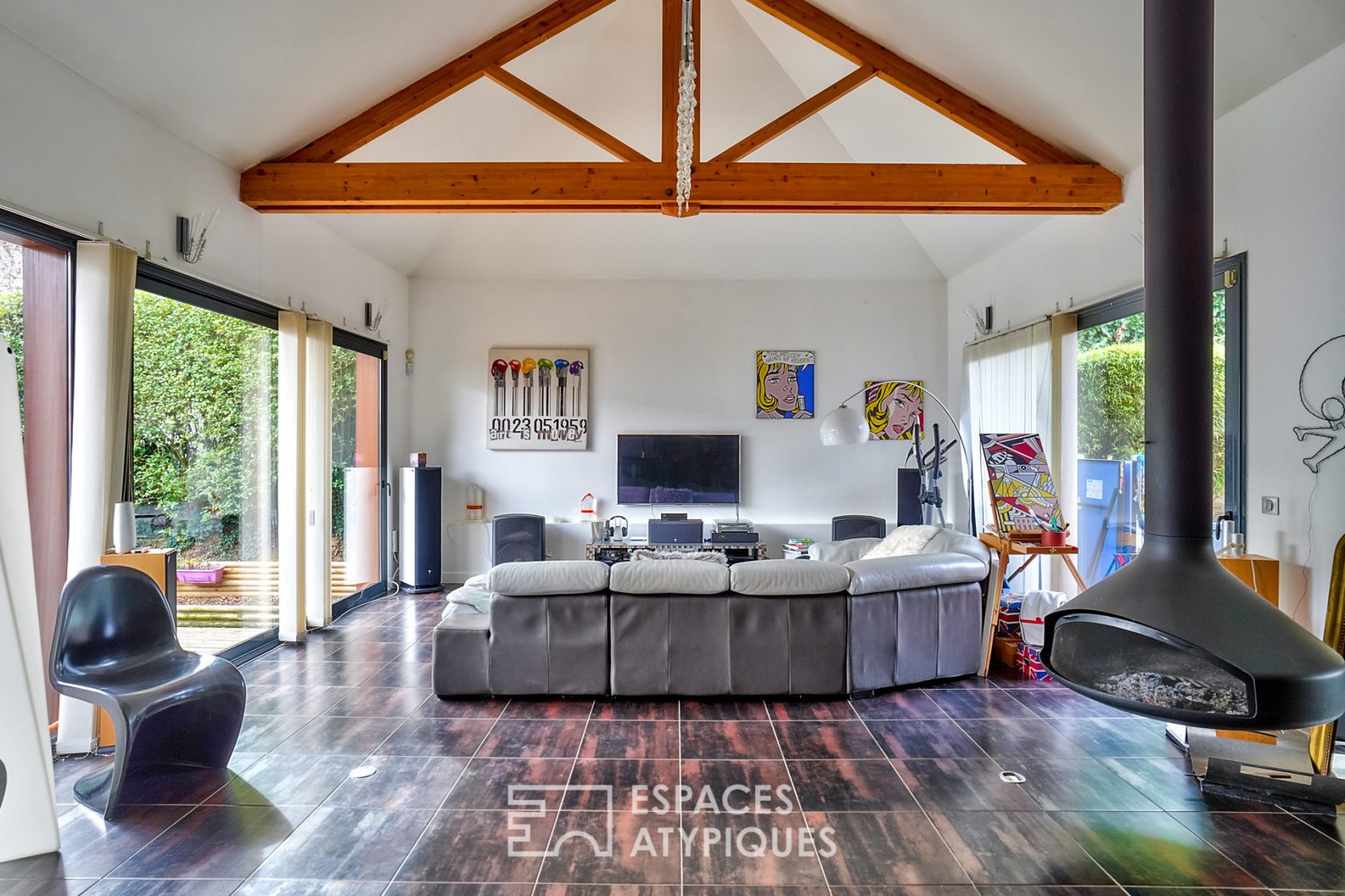 Architect house frame and wood siding