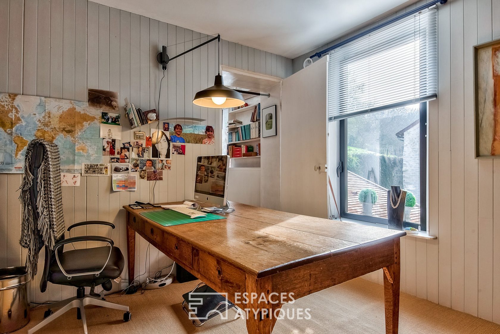 Old farmhouse renovated cozy chic spirit