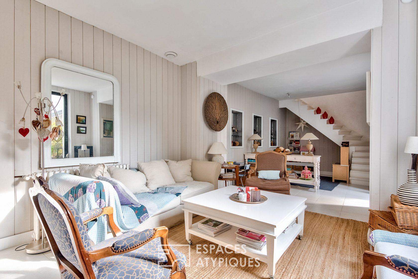 Old farmhouse renovated cozy chic spirit